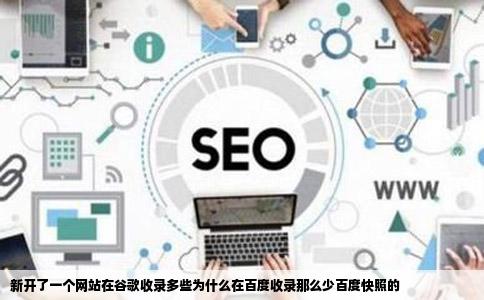 新开了一个网站在谷歌收录多些为什么在百度收录那么少百度快照的