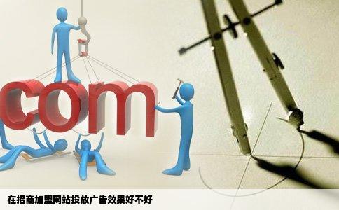 在招商加盟网站投放广告效果好不好