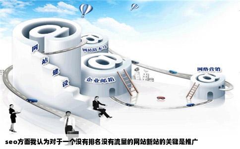 seo方面我认为对于一个没有排名没有流量的网站新站的关键是推广