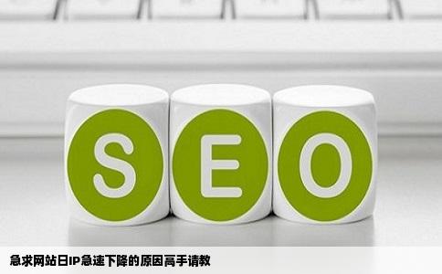 急求网站日IP急速下降的原因高手请教