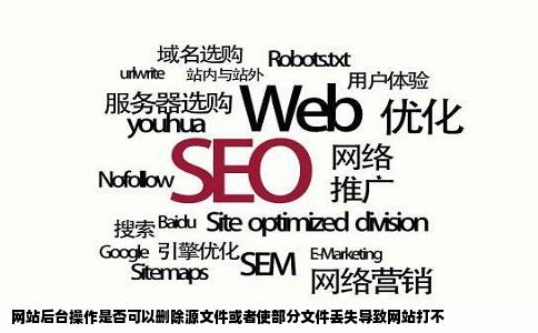 网站后台操作是否可以删除源文件或者使部分文件丢失导致网站打不