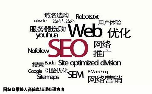 网站备案接入商信息错误处理方法