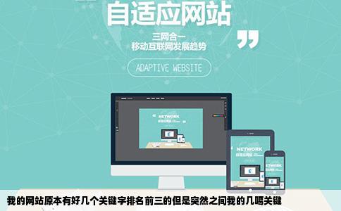 我的网站原本有好几个关键字排名前三的但是突然之间我的几噶关键