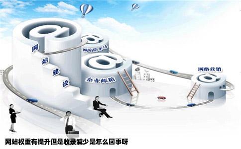 网站权重有提升但是收录减少是怎么回事呀