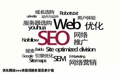 优化网站seo关键词排名首页多少钱