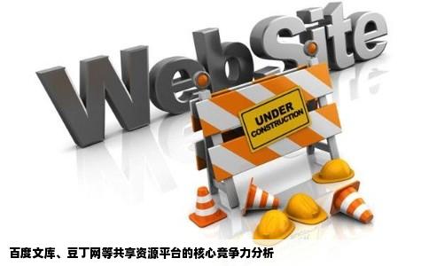 百度文库、豆丁网等共享资源平台的核心竞争力分析