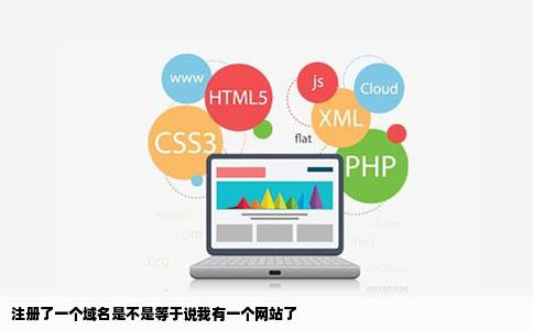 注册了一个域名是不是等于说我有一个网站了