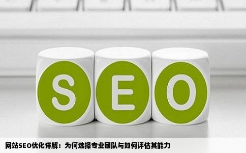 网站SEO优化详解：为何选择专业团队与如何评估其能力