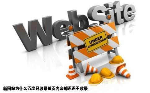 新网站为什么百度只收录首页内容却迟迟不收录