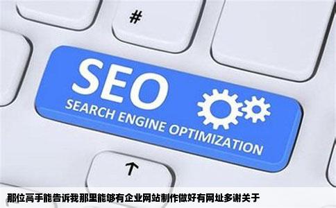 那位高手能告诉我那里能够有企业网站制作做好有网址多谢关于