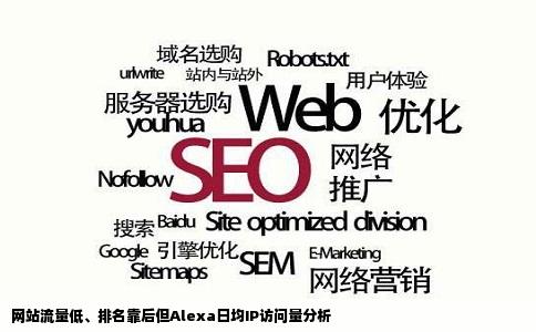 网站流量低、排名靠后但Alexa日均IP访问量分析