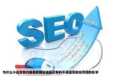 为什么小说没签约被很多网站盗版还有的不是你写的也写你的名字