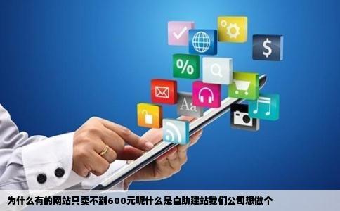 为什么有的网站只卖不到600元呢什么是自助建站我们公司想做个