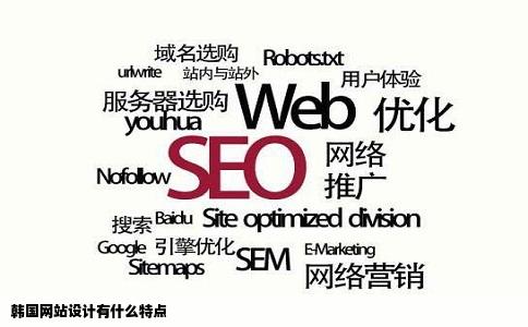 韩国网站设计有什么特点