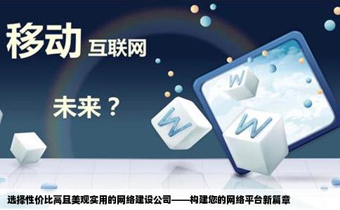 选择性价比高且美观实用的网络建设公司——构建您的网络平台新篇章