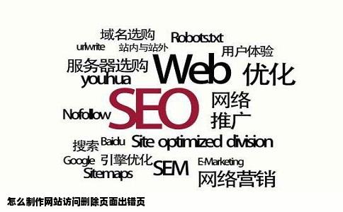 怎么制作网站访问删除页面出错页