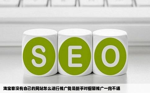 淘宝客没有自己的网站怎么进行推广我是新手对橱窗推广一窍不通