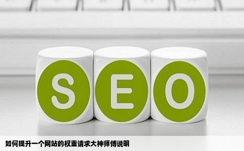如何提升一个网站的权重请求大神师傅说明