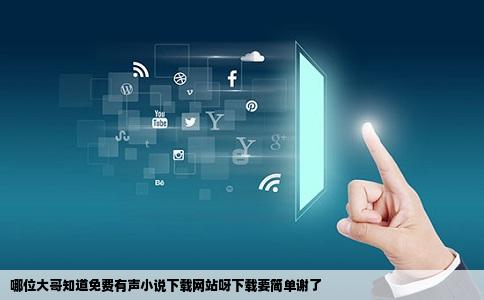 哪位大哥知道免费有声小说下载网站呀下载要简单谢了