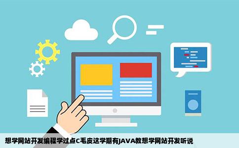 想学网站开发编程学过点C毛皮这学期有JAVA教想学网站开发听说