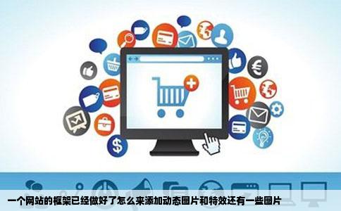 一个网站的框架已经做好了怎么来添加动态图片和特效还有一些图片