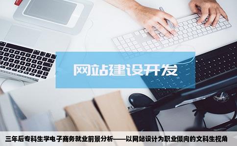 三年后专科生学电子商务就业前景分析——以网站设计为职业倾向的文科生视角