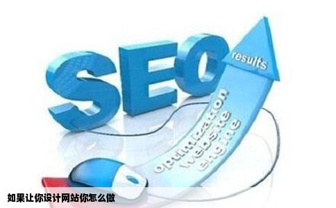 如果让你设计网站你怎么做