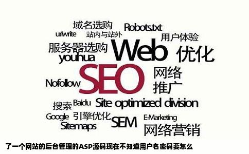 了一个网站的后台管理的ASP源码现在不知道用户名密码要怎么