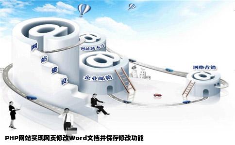 PHP网站实现网页修改Word文档并保存修改功能