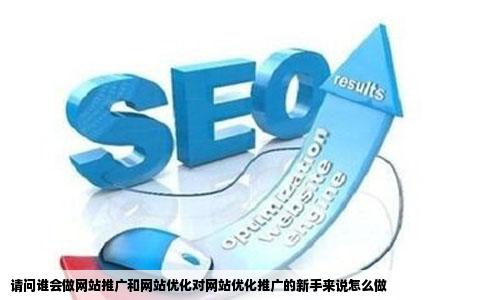 请问谁会做网站推广和网站优化对网站优化推广的新手来说怎么做