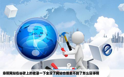 急啊网站在谷歌上的收录一下全没了网站也搜索不到了怎么回事啊