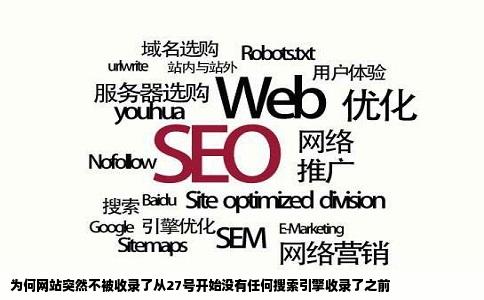 为何网站突然不被收录了从27号开始没有任何搜索引擎收录了之前