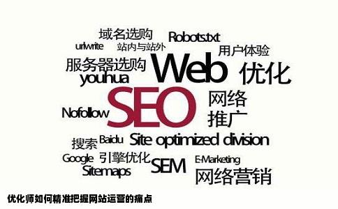 优化师如何精准把握网站运营的痛点