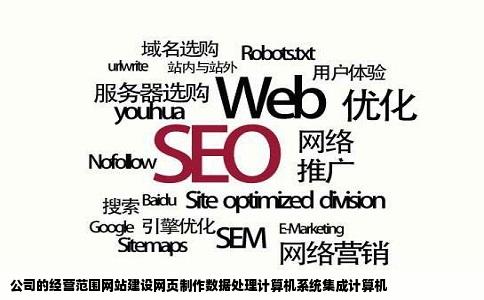 公司的经营范围网站建设网页制作数据处理计算机系统集成计算机