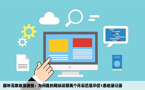 解析百度收录缓慢：为何我的网站运营两个月后仍显示仅1条收录记录