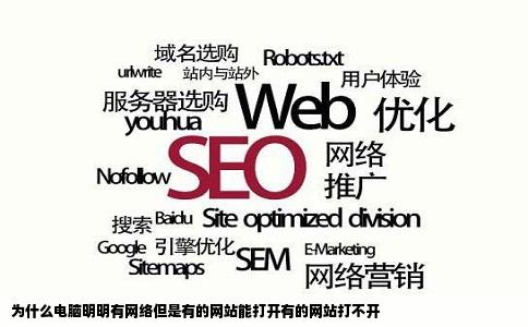 为什么电脑明明有网络但是有的网站能打开有的网站打不开