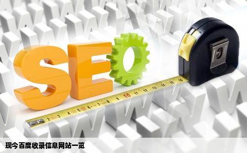 现今百度收录信息网站一览