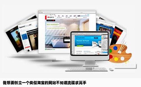 我想要创立一个类似淘宝的网站不知道流程求高手