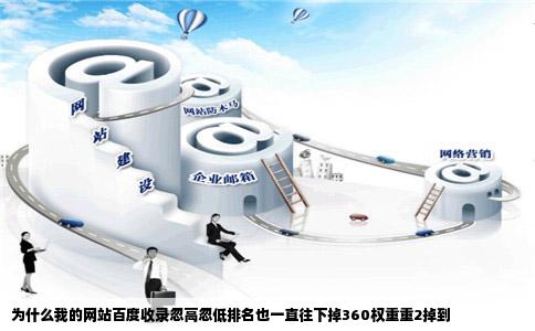 为什么我的网站百度收录忽高忽低排名也一直往下掉360权重重2掉到