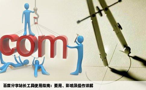 百度分享站长工具使用指南：费用、影响及操作详解