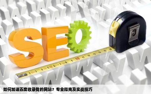 如何加速百度收录我的网站？专业指南及实战技巧