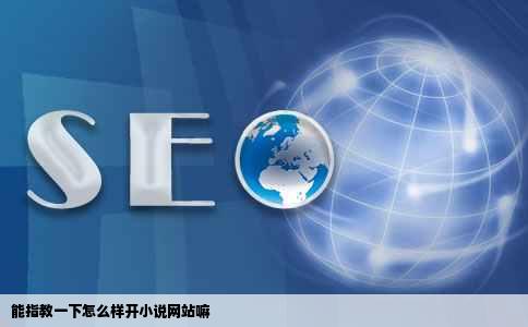 能指教一下怎么样开小说网站嘛