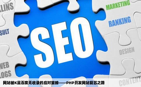 网站被K且百度无收录的应对策略——PHP开发网站复苏之路